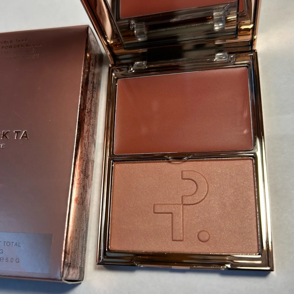 NWT🌷Patrick Ta Major Headlines Creme & Powder Blush Duo in “She’s Blushing”